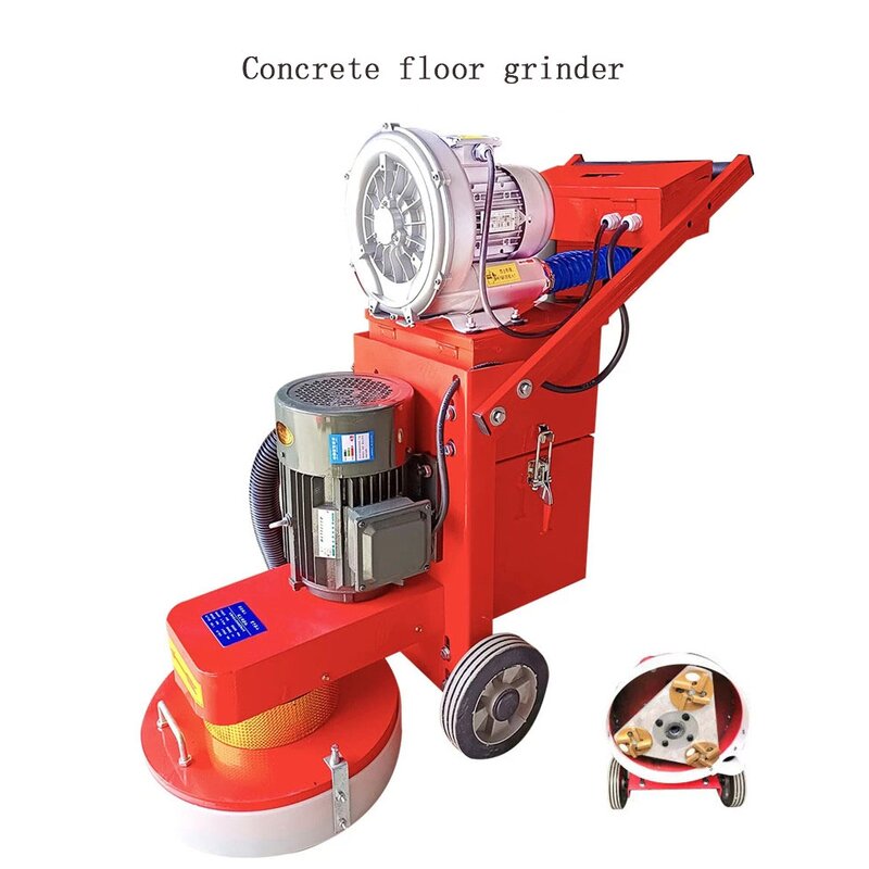 Concrete Floor Grinder - Epoxy Polishing with Vacuum