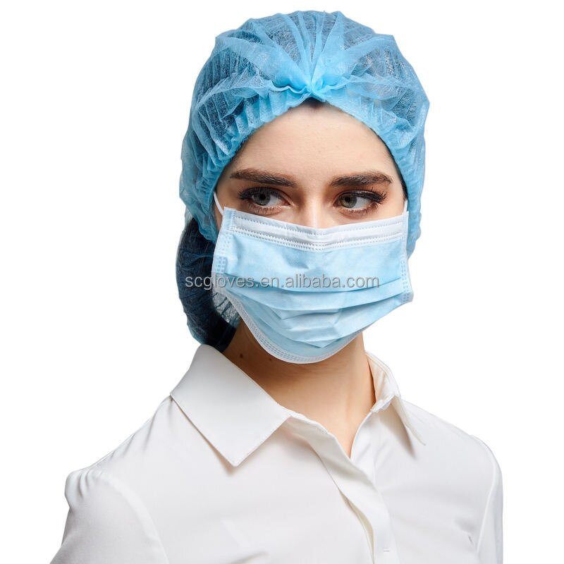 Shower Cap Manufacturer - High Quality Disposable PP String Strip Breathable Non-Woven Hat with Good Safety Performance Custom Packaging