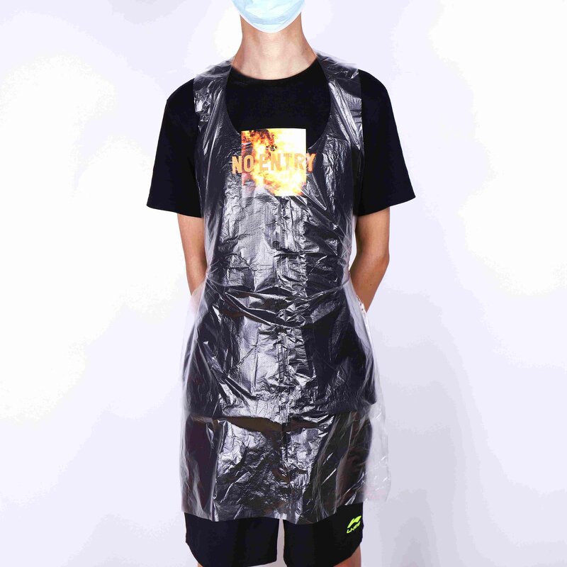 PE Plastic Disposable Apron Manufacturer - Factory Outlet Durable Thickened Waterproof PVC for Kitchen Restaurant and Food Service