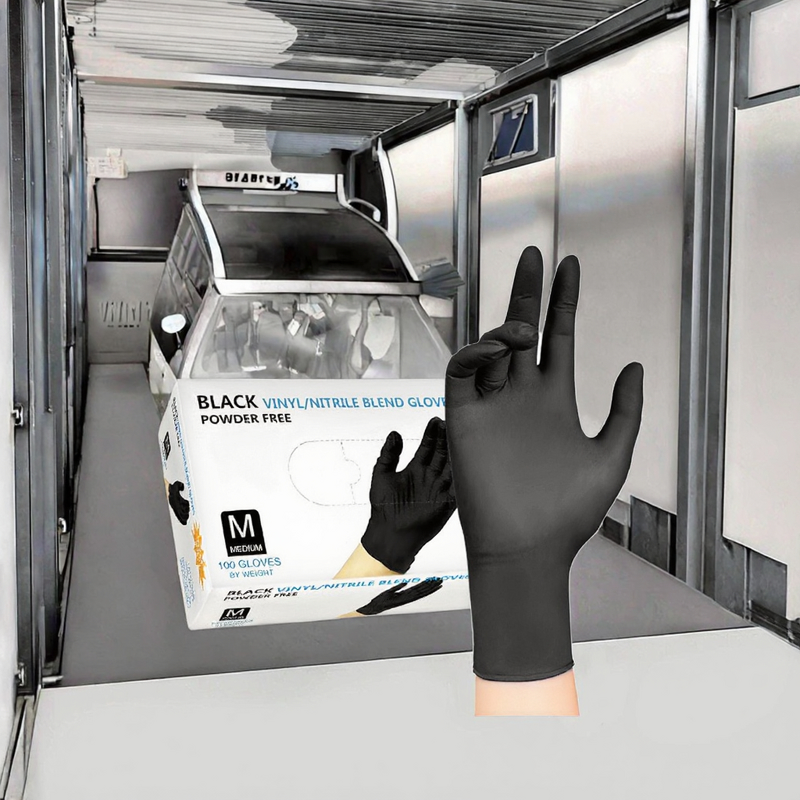 Nitrile Blend Gloves Manufacturer - Wholesale CU CRE004 Medium Heavy Duty Smooth Texture Waterproof Oil-Resistant EN Certified Household