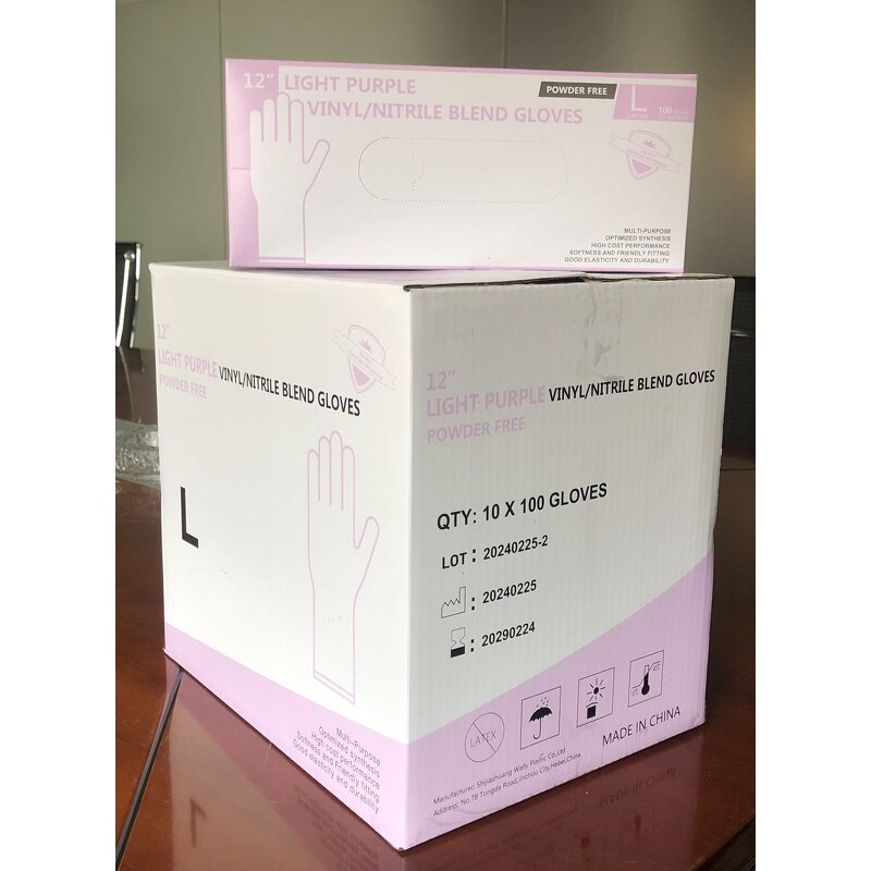 Nitrile Gloves Manufacturer - Wholesale 9 Inches Tattoo Shop Beauty Pink Glove Powder Free Green Blend