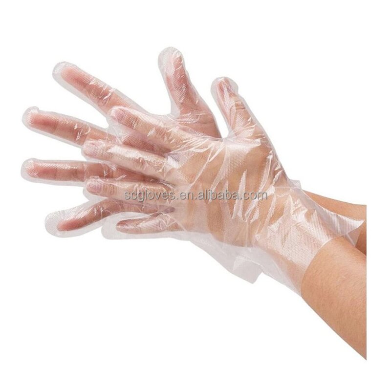 TPE Gloves Manufacturer - Factory Directly Sells Disposable Polyethylene Tattoo Medium Thickness Food Grade for Hair Salon Free Sample