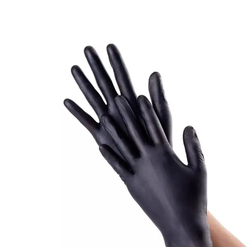 Nitrile Gloves Manufacturer - China Factory Stock Powder-Free for Tattoo & Beauty Salon CE Certified Sizes S/M/L/XL
