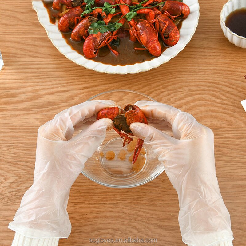 Vinyl Gloves Manufacturer - Jiangsu Transparent Powder-Free PVC Inspection Anti-Cut Anti-Slip Anti-Heat