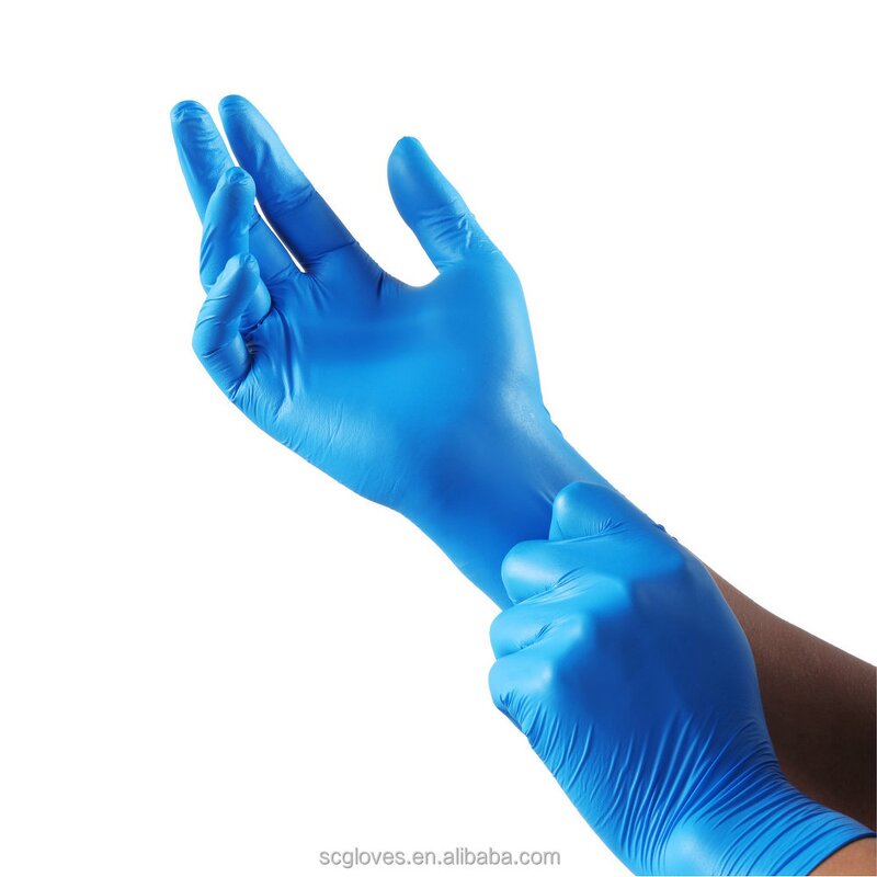 Nitrile Gloves Manufacturer - 2023 Free Sample Anti-Cut Anti-Slip Black for Clean Room