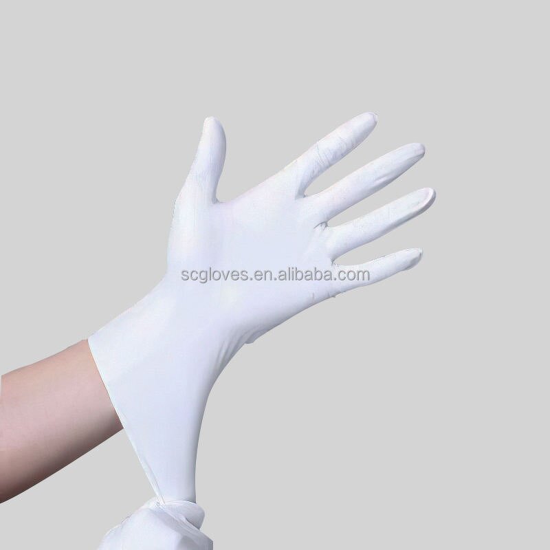 Latex Gloves Manufacturer - Medium Disposable 100-Glove Box for Home Use Kitchen Food Powder Personal Safety Protection
