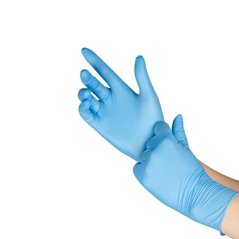 Vinyl Gloves Manufacturer - Powder Free Non Latex Food Grade PVC Household Blue 100pcs One Box