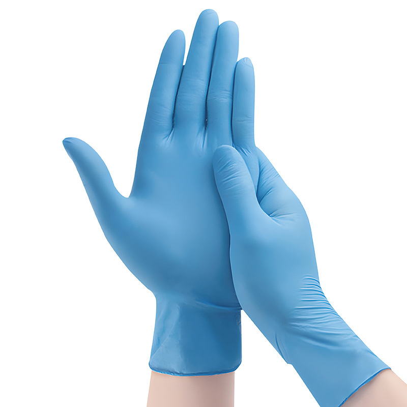 Nitrile Gloves Manufacturer - Disposable 4 Mil 24CM Tear-Resistant Moisture-Wicking Powder-Free Chemical Resistant