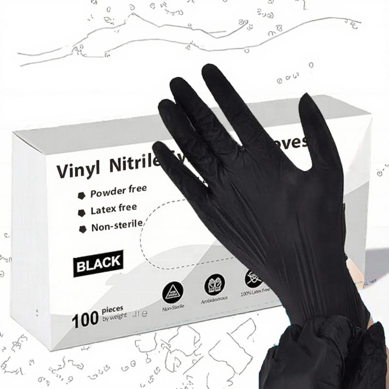 Vinyl Safety Gloves Manufacturer - Wholesale Anti-Static Anti-Impact Waterproof Synthetic Nitrile 3mil Thick 24CM Length Anti-Vibration