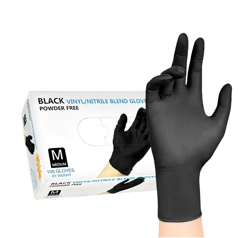 Nitrile Blend Gloves Manufacturer - Wholesale CU CRE004 Medium Heavy Duty Smooth Texture Waterproof Oil-Resistant EN Certified Household