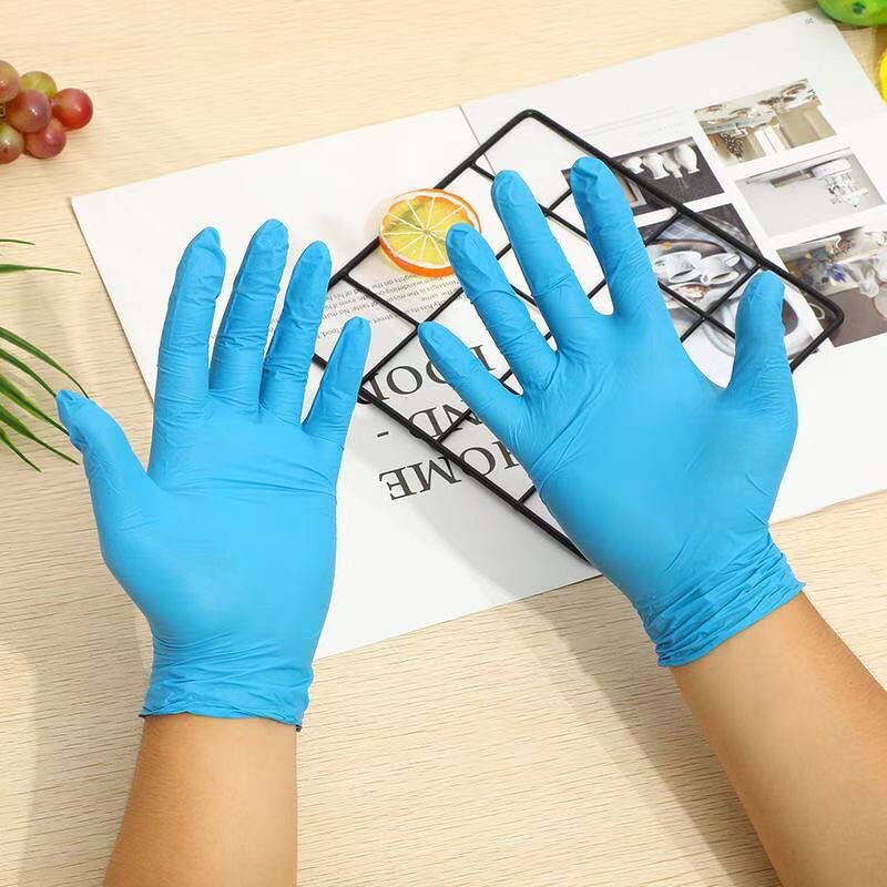 Nitrile Glove Manufacturer - Factory Outlet 100pcs Pure Blue Electronic Musical with Anti-Cut Anti-Slip Touch Screen