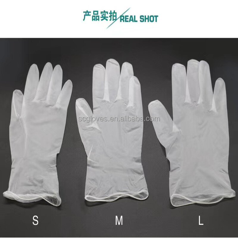 Vinyl Gloves Manufacturer - Powder Free Non Latex Food Grade PVC Household Blue 100pcs One Box