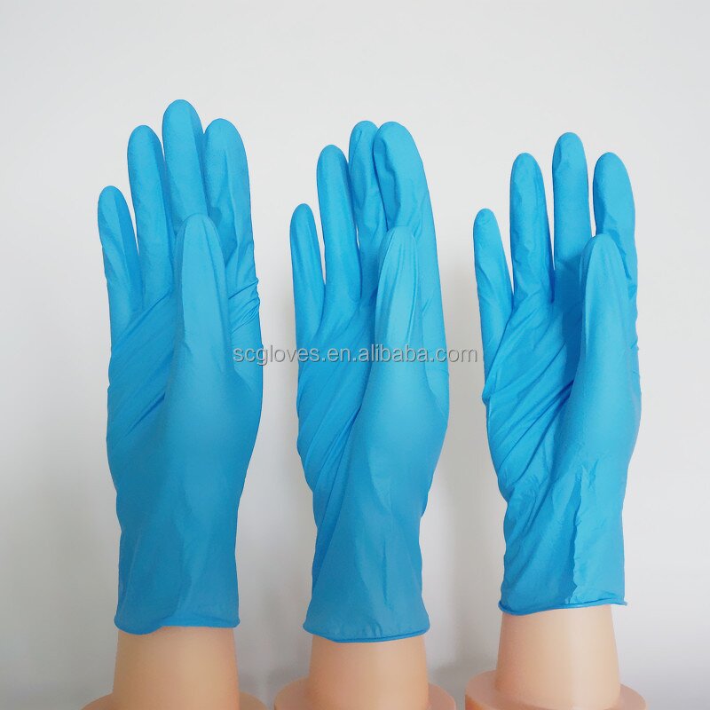 Nitrile Gloves Manufacturer - 2024 Cheap New Products Blue Blend for Household & Car Cleaning