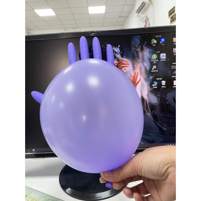 Nitrile Gloves Manufacturer - 100pcs Box Anti-Cut Four Colors Beauty Powder Free