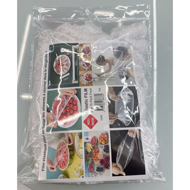 Shower Caps Manufacturer - Eco-Friendly Waterproof Disposable with Custom Logo Fresh-Keeping Plastic Cover for Hair Protection