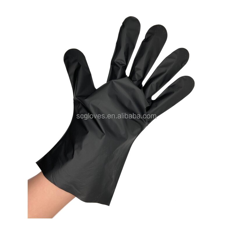 TPE Plastic Gloves Manufacturer - Hybrid Eco-Friendly Custom Pink Transparent Black Disposable Food Grade for Home Use