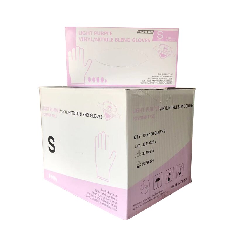 Nitrile Gloves Manufacturer - 2024 New Factory 100 Pcs Box 9 Inches Pink Food Disposal Powder Free