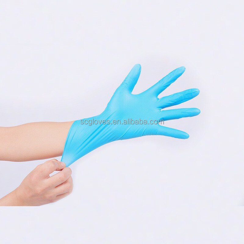 Nitrile Gloves Manufacturer - 2024 Cheap New Products Blue Blend for Household & Car Cleaning