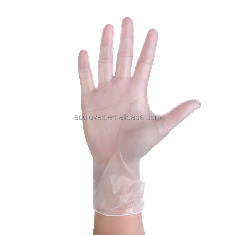 PVC Household Cleaning Gloves Manufacturer - Wholesale Free Sample Stock Transparent Vinyl Medium Thickness for Adults