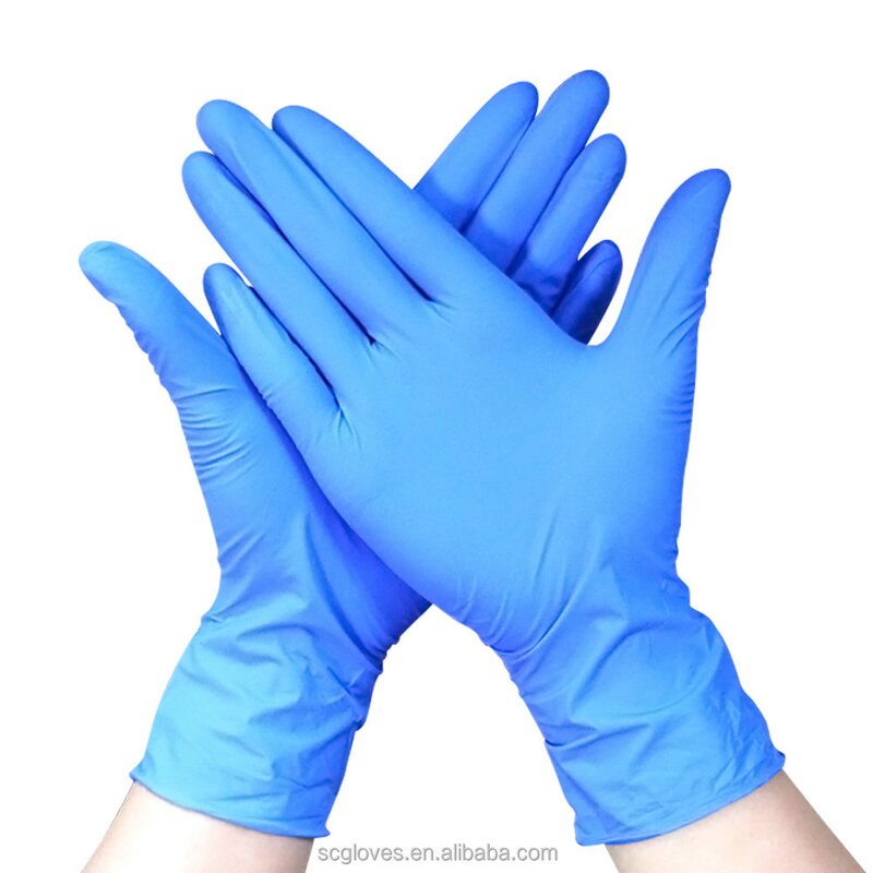 Nitrile Gloves Manufacturer - 2023 Free Sample Anti-Cut Anti-Slip Black for Clean Room