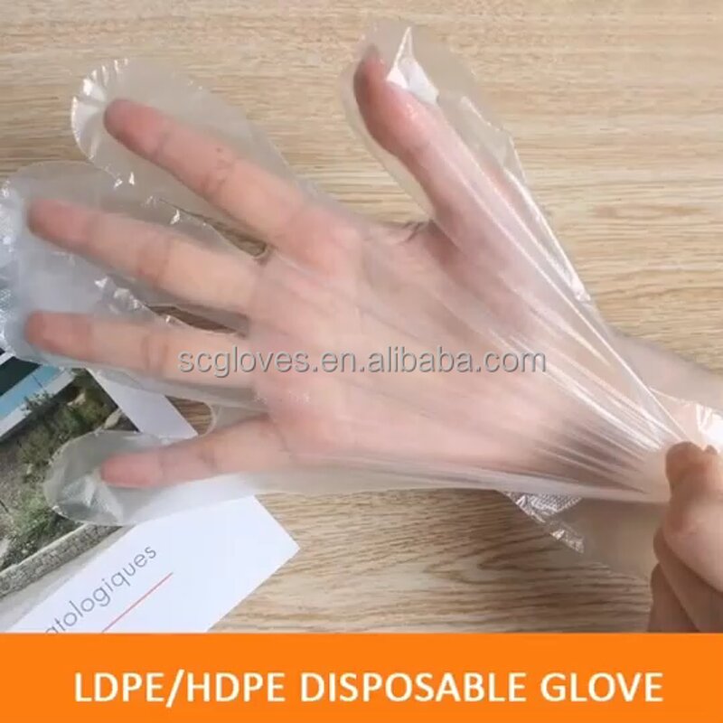 PE Gloves Manufacturer - HDPE Clear Plastic Polythene Kitchen Waterproof Household Food Anti Cut Resistance Nitrile