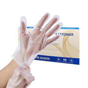 TPE Safety Gloves Manufacturer - Free Sample Waterproof Food Grade Transparent for Kitchen Restaurant and Household Use