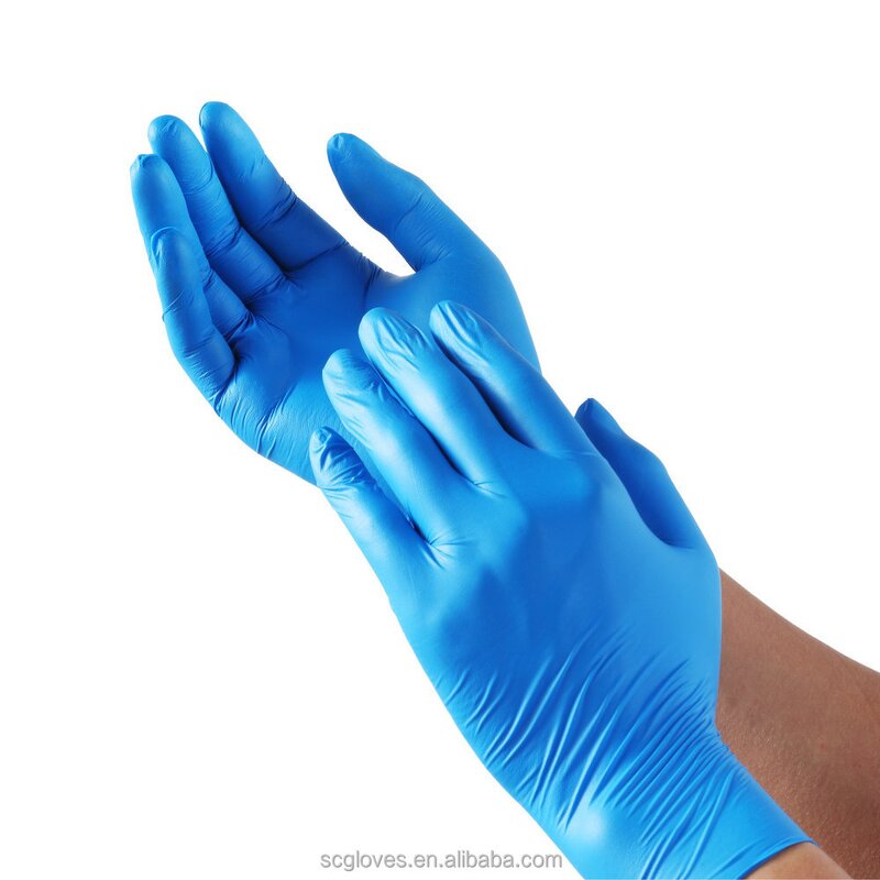 Nitrile Gloves Manufacturer - 2023 Free Sample Anti-Cut Anti-Slip Black for Clean Room