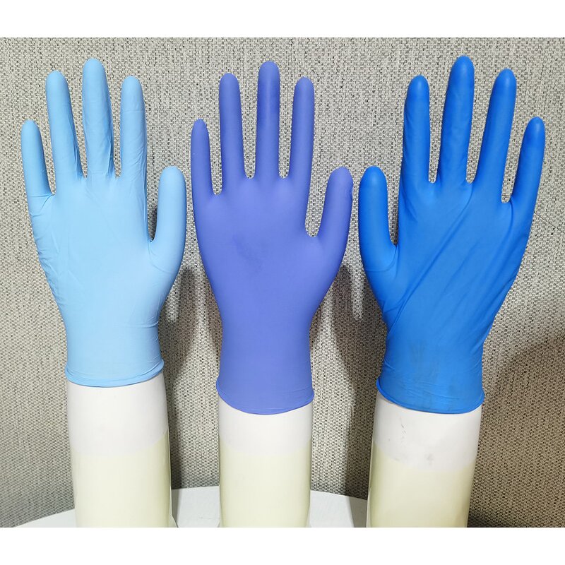 Nitrile Gloves Manufacturer - Food Grade Violet 5ml High Elastic Anti-Cut Anti-Slip Purple