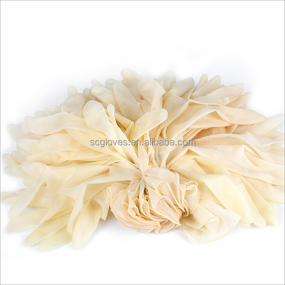 Latex Gloves Manufacturer - Factory Powder Free White 100 / Box for Food Kitchen Industrial & Solvents