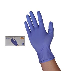 Nitrile Gloves Manufacturer - Food Grade Violet 5ml High Elastic Anti-Cut Anti-Slip Purple