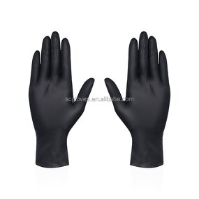 Nitrile Gloves Manufacturer - China Factory 24cm Powder Free Foam for Laboratory Safety Working Mixed Black