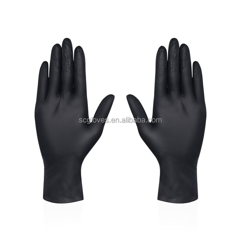 Nitrile Gloves Manufacturer - China Factory 24cm Powder Free Foam for Laboratory Safety Working Mixed Black