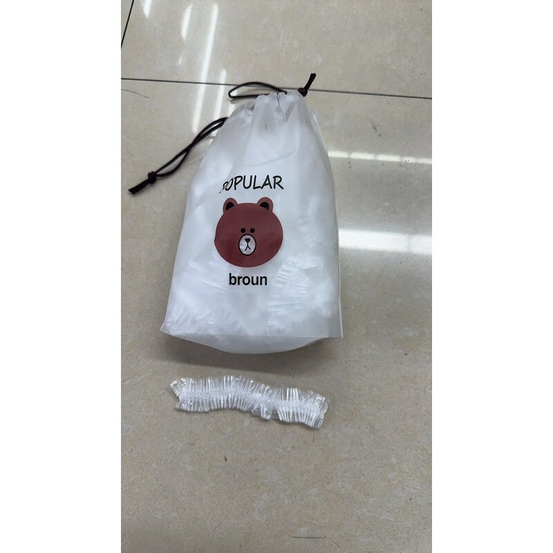 Shower Caps Manufacturer - Eco-Friendly Waterproof Disposable with Custom Logo Fresh-Keeping Plastic Cover for Hair Protection
