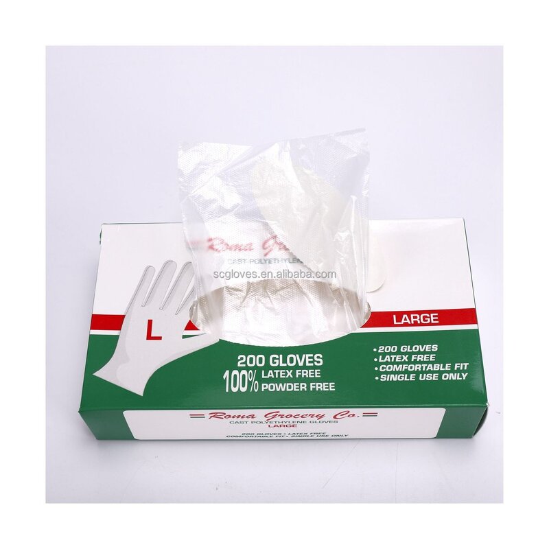 LDPE Nitrile Gloves Manufacturer - Factory Direct Food Grade for KFC Restaurants Disposable Kitchen Use Eat Lobster Plastic