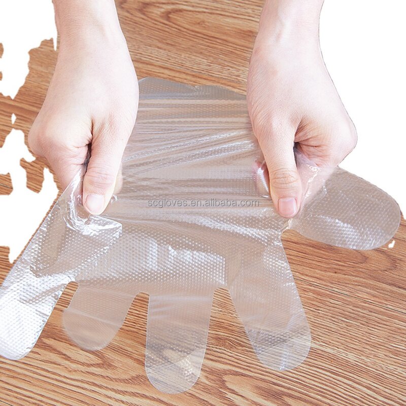 LDPE Nitrile Gloves Manufacturer - Factory Direct Food Grade for KFC Restaurants Disposable Kitchen Use Eat Lobster Plastic