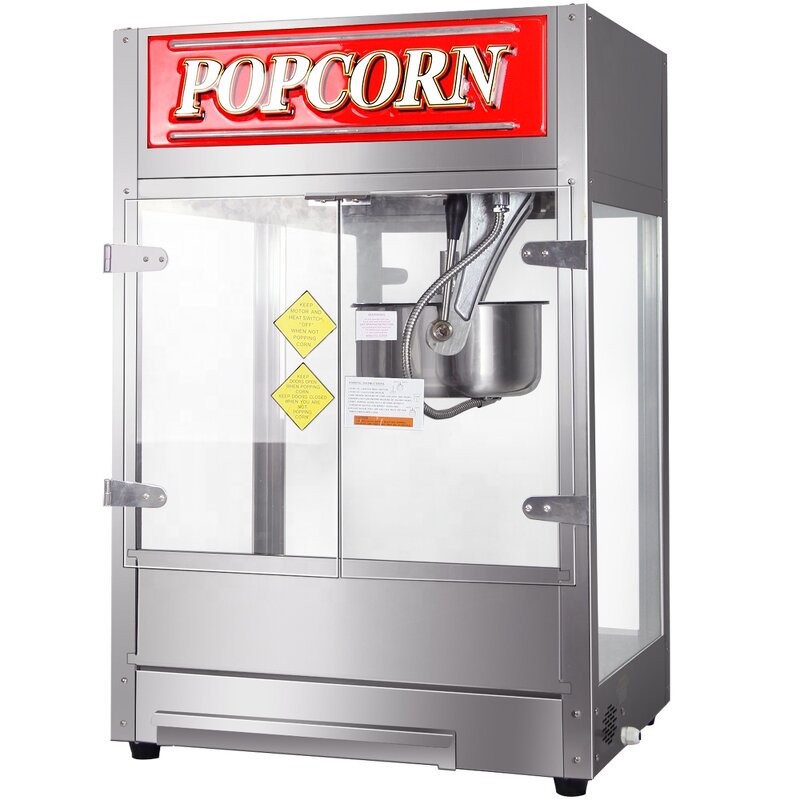 Popcorn Maker - 16oz Single Pot Electric Automatic Making Machine