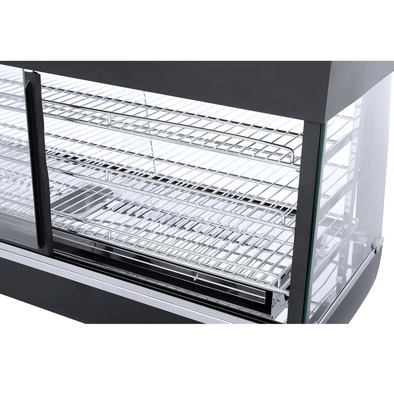 Food Warmer Showcase - Commercial with 3 Shelves