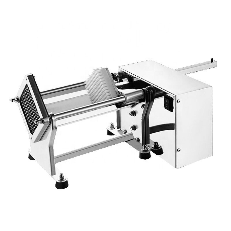 Potato Chips Cutting Machine - Electric Vegetable Fruit Cutter French Fries
