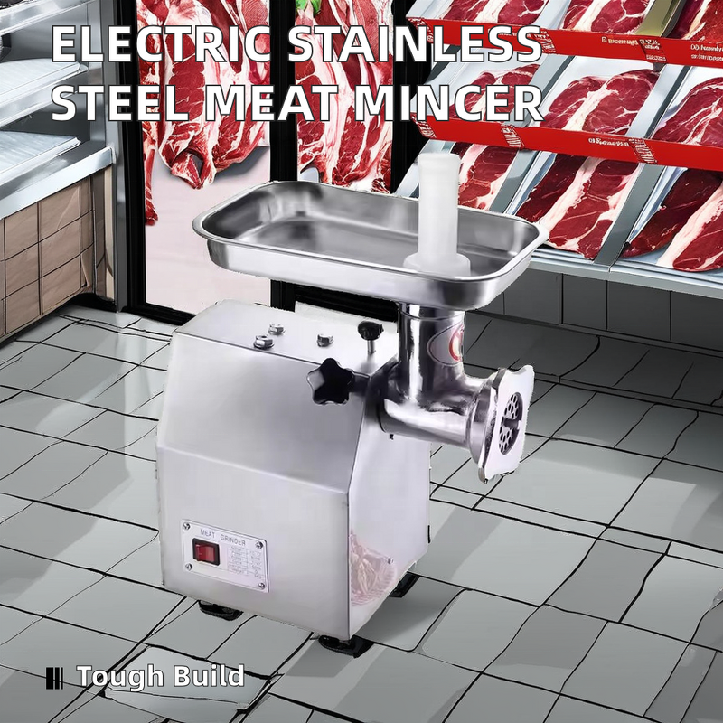 Meat Grinder Machine - Electric Automatic Mashed Garlic Chili Sauce Sausage Filler