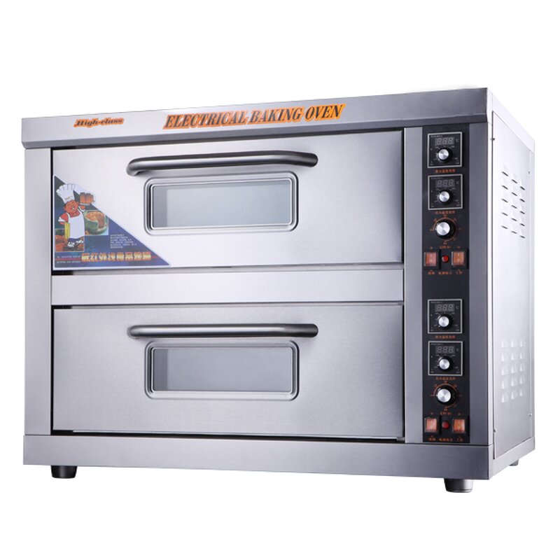 Pizza Bread Oven - Single Deck Electric Bakery with 1 Tray for Home Professional