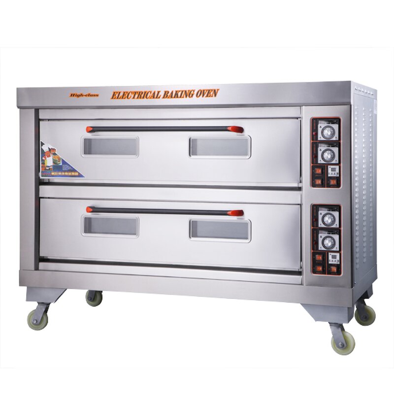 Pizza Bread Oven - Single Deck Electric Bakery with 1 Tray for Home Professional