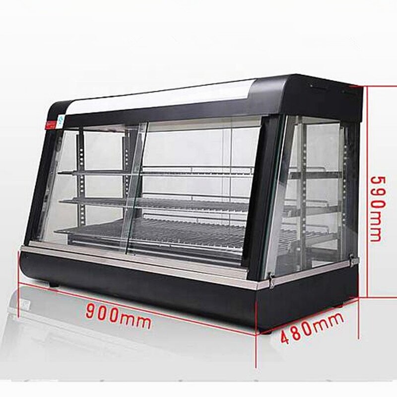 Food Display Warmer - Factory Sale Electric Commercial Black Modern Party