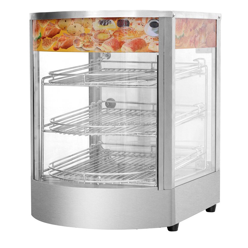 Warming Showcase - 3 Layer Food Cabinet Pie Warmer