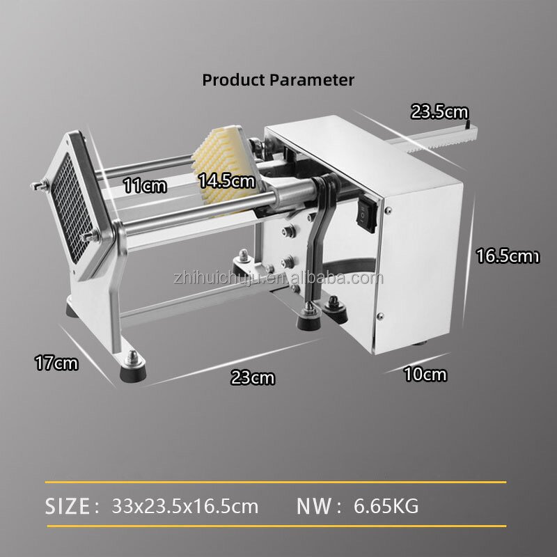 Potato Slicer - Twist Spiral Cutter Twister Fries Machine for Snack Shops
