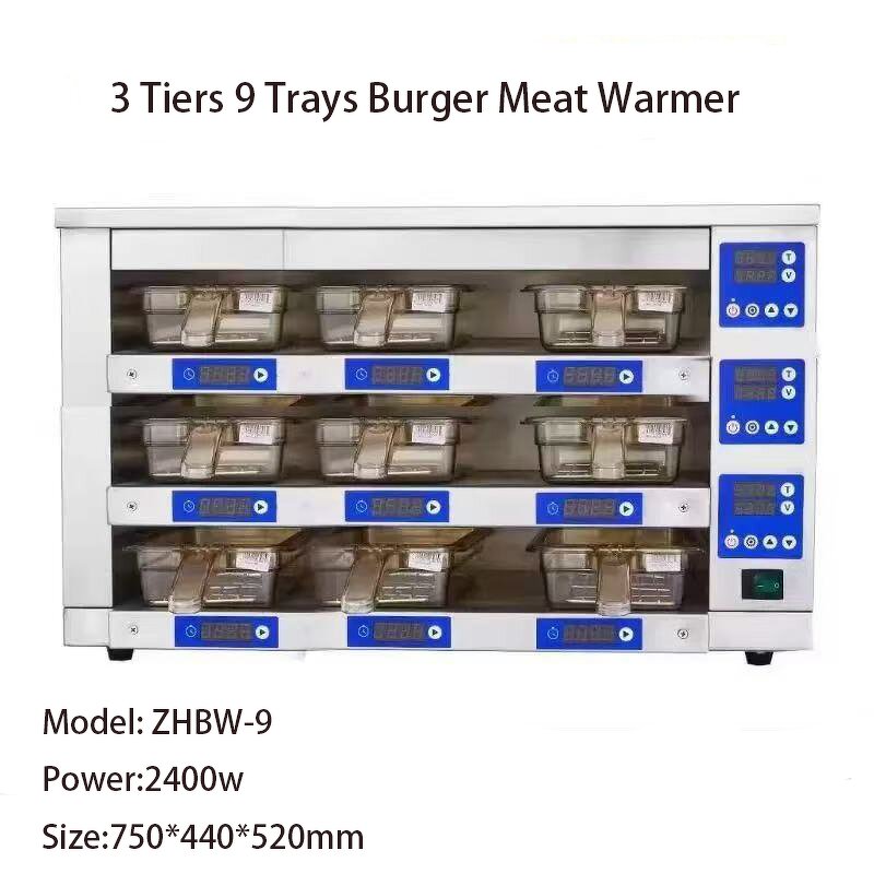 Burger Warmer Cabinet - KFC Fast Food Restaurant Equipment Hamburger Patty