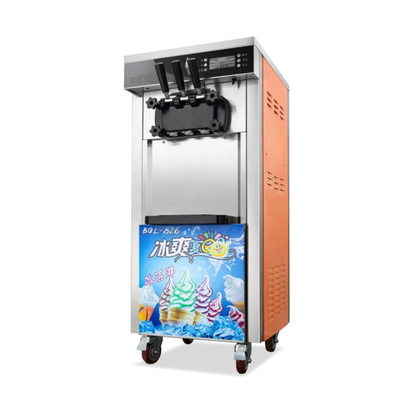 Soft Ice Cream Making Machine - Wholesale 3 Nozzles