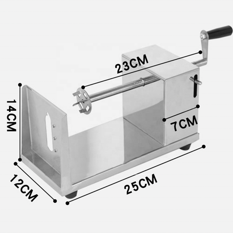 Vegetable Fruit Slicer - Stainless Steel Manual Potato Cutter French Fries