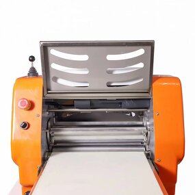 Dough Sheeter Machine - Electric for Bakery Pizza Stainless Steel Adjustable Thickness