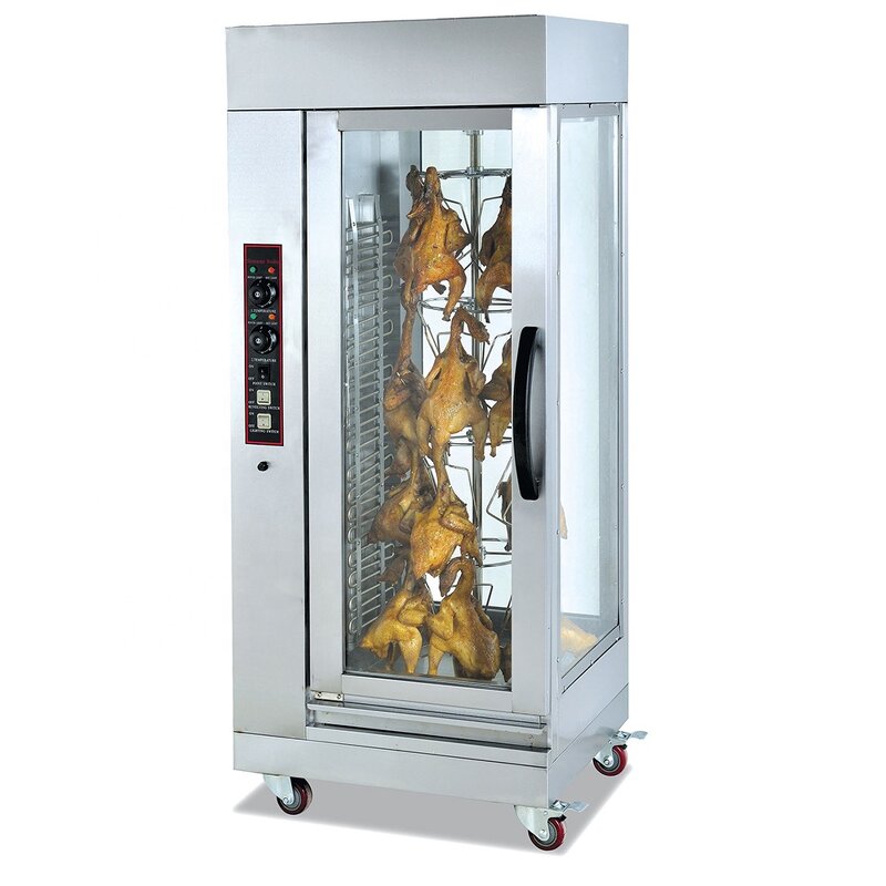Chicken Rotisserie Oven - Commercial Electric 12 Chickens Capacity Stainless Steel