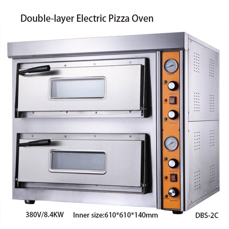 Gas Baking Oven - Luxury 2-Layer 4-Trays